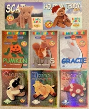 YOU PICK  - 1999 Ty Beanie Babies II Trading Cards -Complete Your Set - FREE S/H