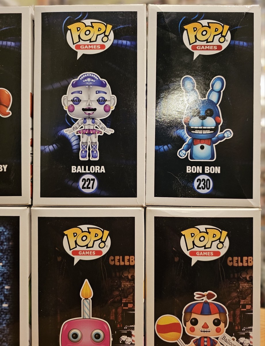 Funko Pop Five Nights At Freddy's Bundle Of 6 Exclusives/Common