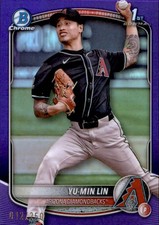 Yu-Min Lin 1st Bowman #BCP-27 #/250 Arizona Diamondbacks