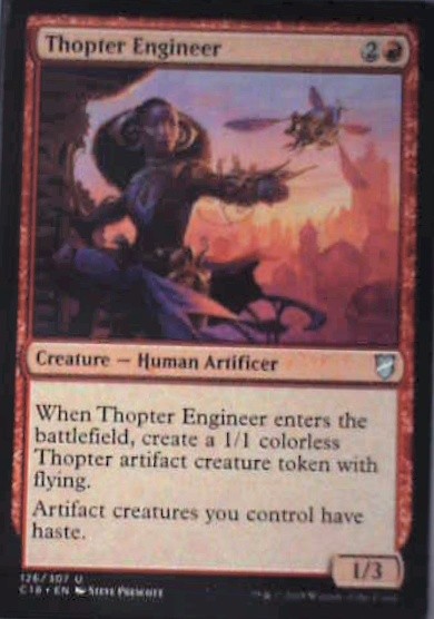 Thopter Engineer - Commander 2018: #126, Magic: The Gathering Lp C355