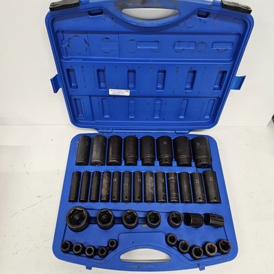 Cornwell Tools 38pc 1/2'' Dr Metric 10-36mm Power Socket Super Set 6-pt TSMI338SS