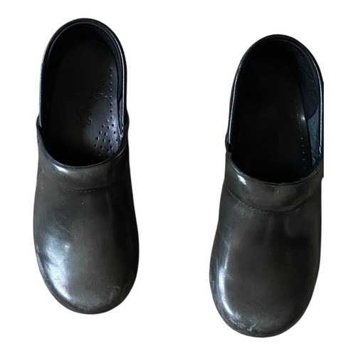 Dansko Clog Krankenschwesterschuhe Damen Größe EUR 35 US 5 grau Slipper bequem - Bild 7 von 12