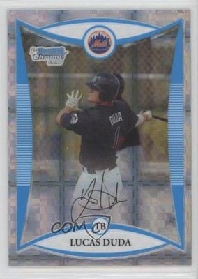 2008 Bowman Chrome Prospects X-Fractor 158/250 Lucas Duda #BCP147 0f6