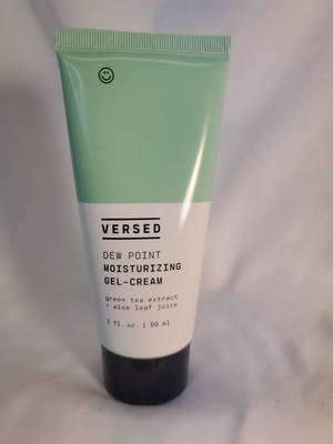VERSED Dew Point Moisturizing Face Gel/Cream- 2 oz - Green Tea & Aloe Leaf Juice