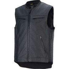 Alpinestars Leather Tech-Air 3 System Vest (Medium, Black)