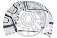 Optimal BSP-5021L Spritzblech, Bremsscheibe Vorne Links FüR BMW 5 (E60)