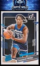 2023-24 Donruss #209 Leonard Miller Minnesota Timberwolves