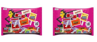 2 Pack  HERSHEY'S Variety Pack Halloween Candy, 280 pcs.