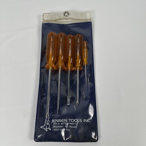 JENSEN Tools 5 Piece Screwdriver Set Made In USA