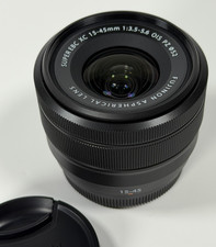 Fujifilm XC 15-45mm f/3.5-5.6 OIS PZ Lens Black Mint w/ Pouch  Caps