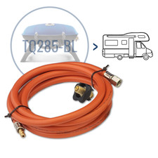 Napoleon Zubehör Umrüstset TRAVELQ™ 285-BL auf Wohnwagen Gassteckdose