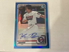 2020 Bowman Chrome 1st Blue Refractor /150 Auto Kalai Rosario #CDA-KR TWINS