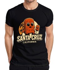 Santa Cruz Popsicle Cartoon Palm Trees California Retro Vintage Men's T-Shirt