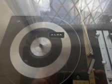 VINTAGE ALBA STEREO RECORD PLAYER WITH HEADPHONES FULLY WORKING CONDITION