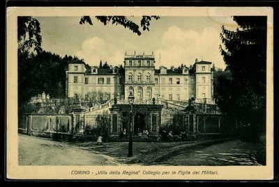 Torino, Villa della Regina Collegio per le Figlie dei Militari, Ansichtskarte 