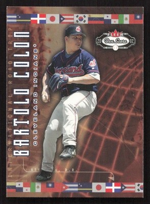 2002 Fleer Box Score Bartolo Colon #/2950 SN #229 Card
