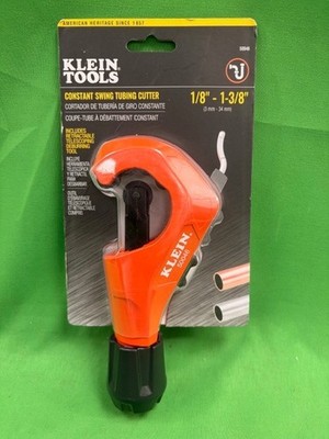 KLEIN TOOLS 50046 Constant Swing  Tubing Cutter 1/8   - 1-3/8  New (E13)