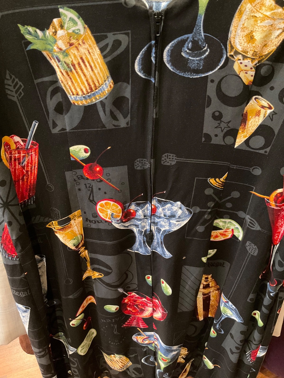 Paradise Found  Rayon Cocktails Sleeveless Dress Hawaii Size XL TIKI OASIS