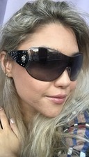 New Roberto Cavalli Alcyone 803S 08B Oversized Gradient Women's Sunglasses Italy