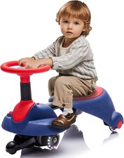 Electric Wiggle Car,6V Big Battery Swing Car Toddler, Ride on Plasma Car Aged 3 