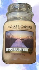 Yankee Candle Lake Sunset Large Jar