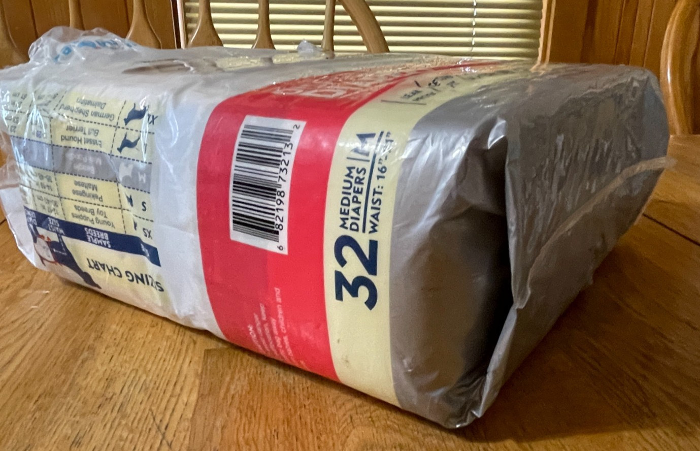 Paw Inspired 27/32ct Disposable Dog Diapers Medium Waist 16"-21" (Open Package)