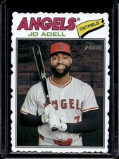 2026 Topps Heritage Jo Adell Deckle Edge #42 Angels