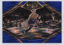2024 Panini Select WNBA Snapshots Blue Flash Prizm 77/99 Natasha Cloud #22 0d3j