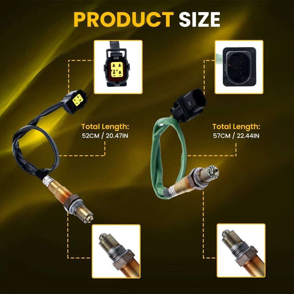 4PCS Up&Downstream Oxygen O2 Sensor OEM For Mercedes-Benz ML350 R350 S550 GL450 - Image 3 of 4