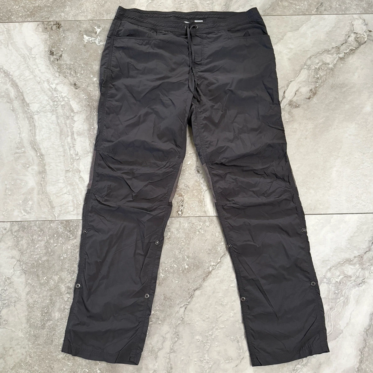 Pantalon Cargo Randonnée ExOfficio Femme Taille 10 - Anti-insectes Bug Shield - Nylon Marron