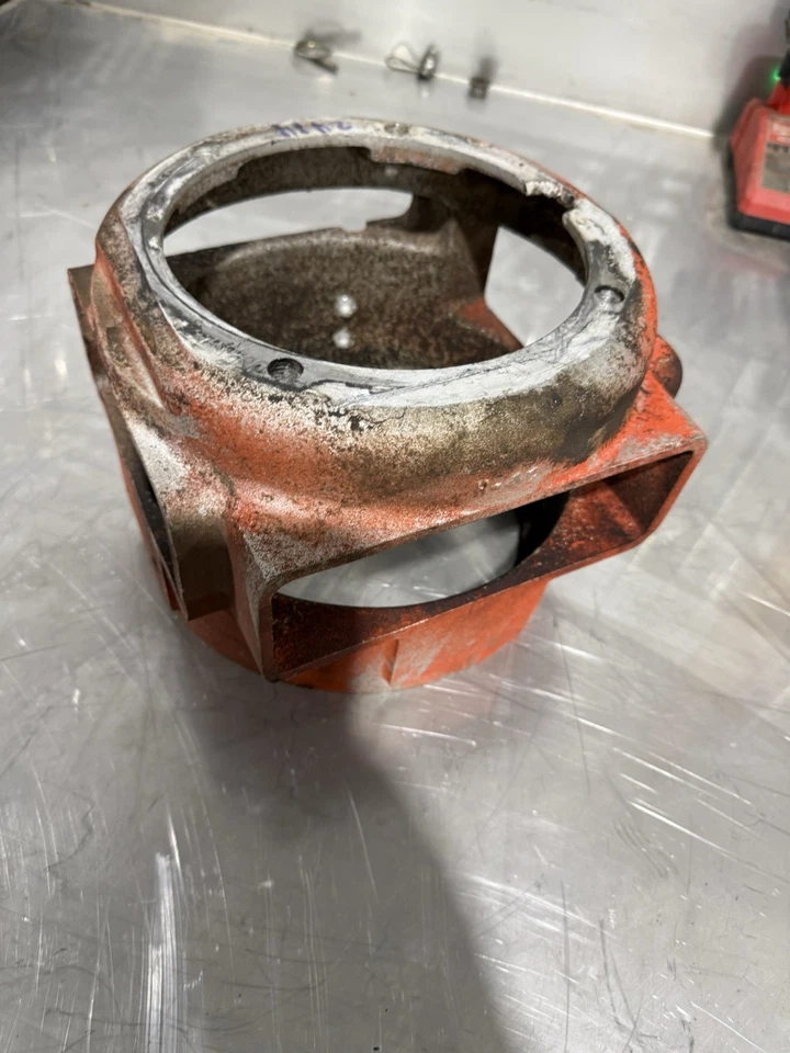 Carcasa de volante embrague tractor Power King Economy 2418 2414 1618 1614 aluminio Foto 2 de 3