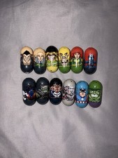 Lot Of 12 Vintage 2010 Marvel Hero  s And Villans Mighty Beanz