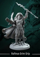 Druid miniature - DnD miniatures - Role Playing Game - Tabletop Miniature - dun