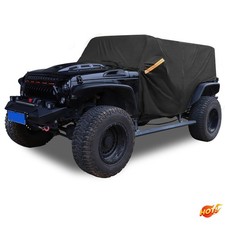 SUV Car Cover Cab Cover for Jeep Wrangler JK JL 2007-2021 4 Door with Zipper