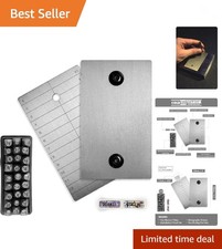 Titanium Bitcoin Seed Plates for Ultra-Secure Crypto Seed Phrase Storage 2 Pl...