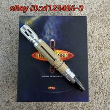 50th Anniversary Ver. NAWYA Replica Doctor Who 10th Metal LED Sonic Screwdriver