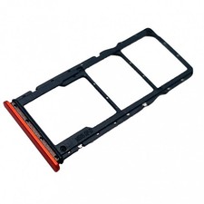 SIM Tray For Xiaomi Redmi 9C Micro Adapter Card Holder Red Orange
