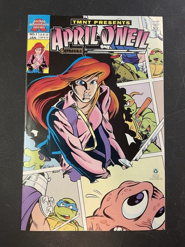 TMNT Presents April O'Neil #1-3 Complete Archie 1993 Set Run Lot 1 2 3 - Picture 2 of 10