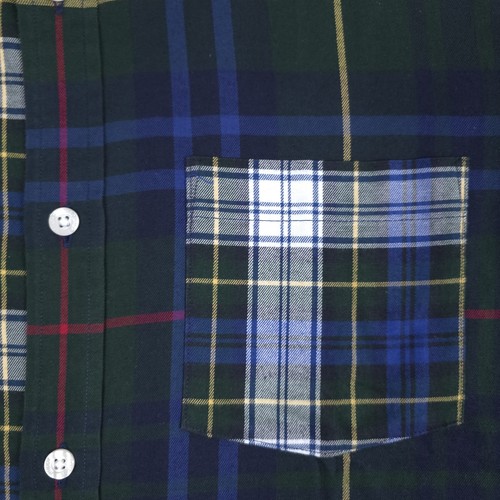 Brooks Brothers Red Fleece Dress Shirt Mens Medium Patchwork Plaid Preppy - Picture 4 of 12
