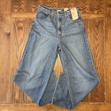 Levi's Women's Cinch Baggy Jeans Medium Wash Size 28x32 Straight Leg NWT