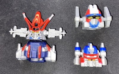 Power Rangers - Head Lot - Mini Mega Voyager - Battlefleet Megazord - Overdriver
