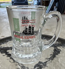Heileman's Special Export Clear Glass Beer Mug Stein w/ Handle Breweriana — photo 1