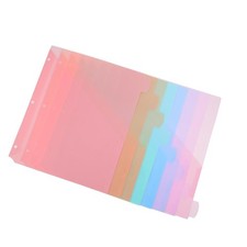  2 Sets Intercalaires De Classeur En Plastique Lisser Les Sachets