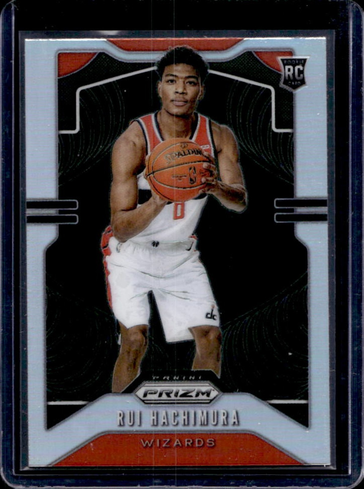 2019-20 Prizm Rui Hachimura RC Prizm Silver Rookie #255 Wizards