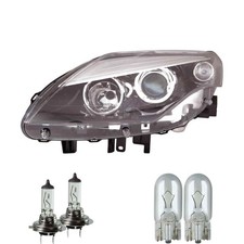 Scheinwerfer rechts H7 schwarz für Renault Laguna III Grandtour inklusive Lampen