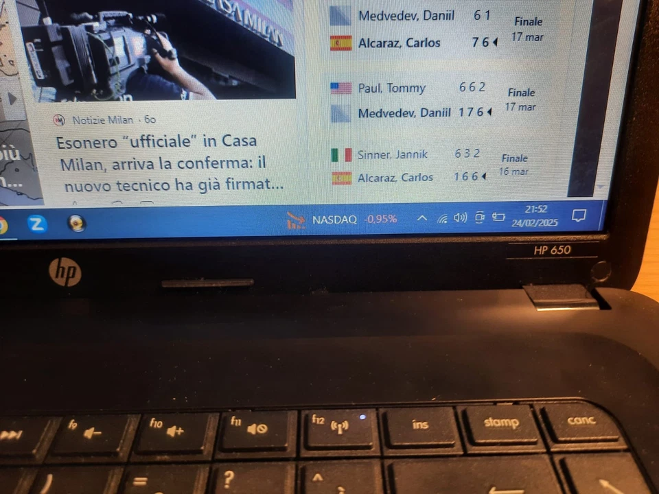 HP 650 15,6" - I3 3110M 2,40GHZ - RAM 8GB - 120GB SSD - WEBCAM - Immagine 2 di 4