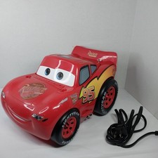 Vintage Disney Lightning McQueen CARS AM/FM Boombox Radio CD Player 2006 READ