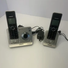 V tech Cordless 2 Phone System LS6426 Base Answering Machine