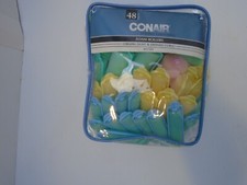 Conair Foam Rollers Soft Bouncy Curls Foam Hair Rollers For Sleep pastel 45 2005