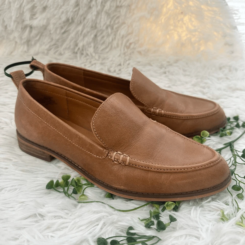 Лоферы Lucky Brand Erlasida из коньячной кожи верхний размер 8 М / 39 ЕС - Изображение 2 из 4